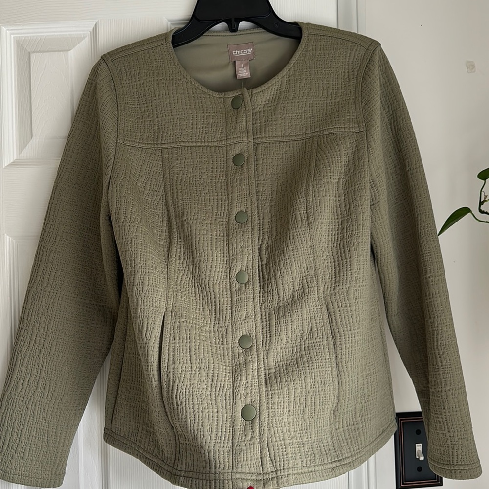 Brand new green chicos women’s jacket
